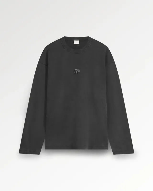 Longsleeve Boxy Embroidered Vintage Black sold by Filling Pieces