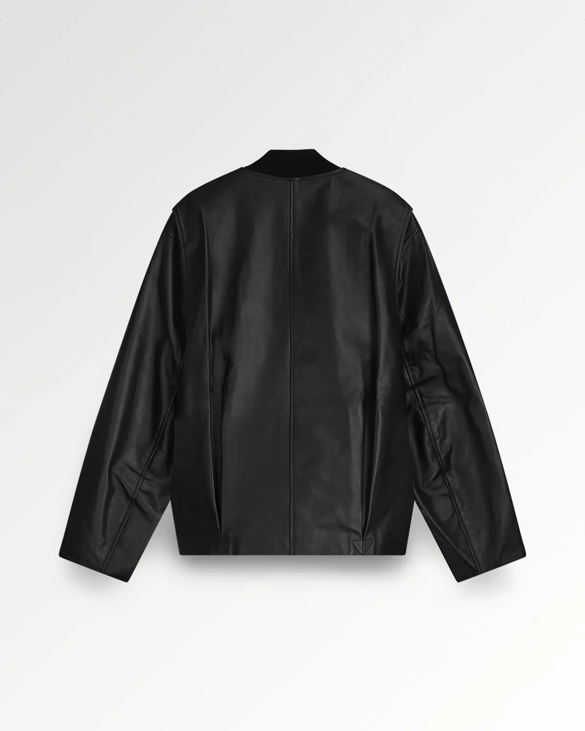 Leather Bomber Jacket Black sold by Filling Pieces product image thumbnail 2