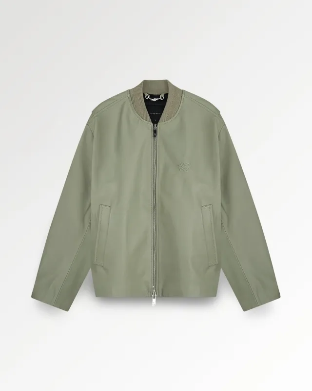 Leather Bomber Jacket Tea sold by Filling Pieces