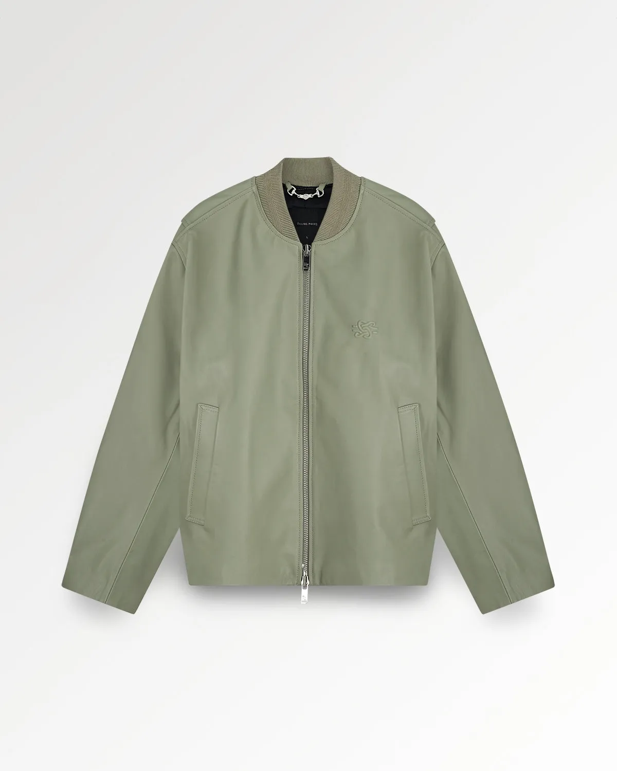 Leather Bomber Jacket Tea sold by Filling Pieces