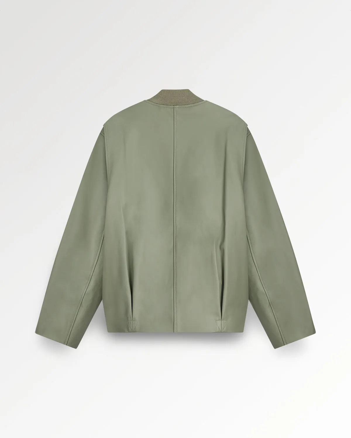 Leather Bomber Jacket Tea sold by Filling Pieces product image thumbnail 2