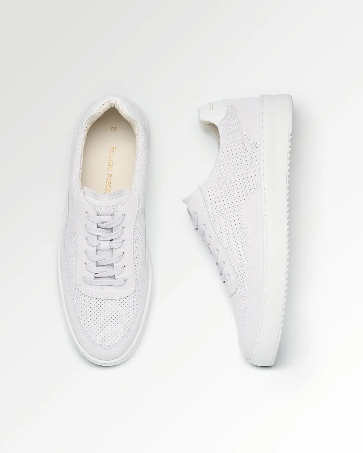Mondo Suede Perforated White sold by Filling Pieces product image thumbnail 2