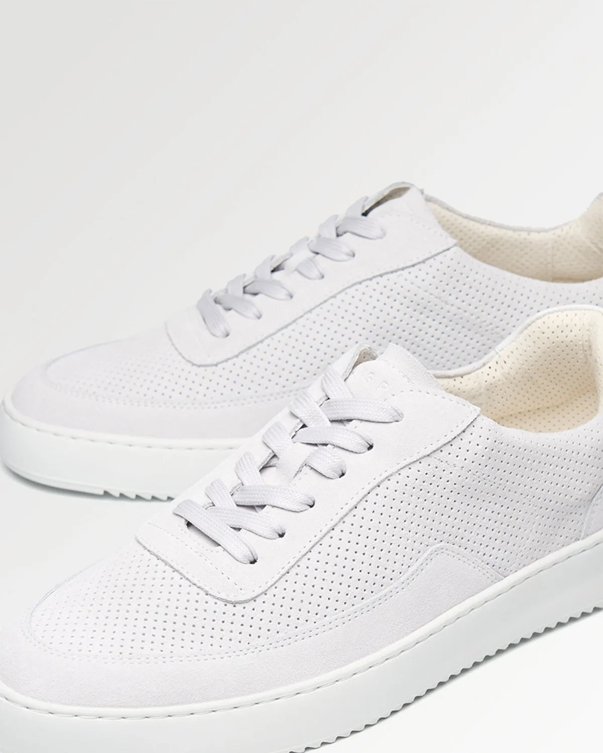 Mondo Suede Perforated White sold by Filling Pieces product image thumbnail 3