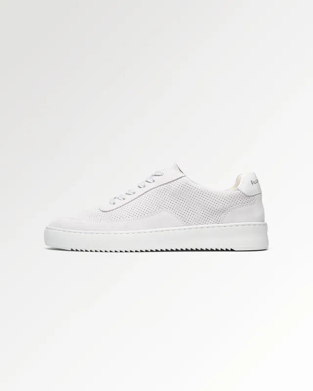 Mondo Suede Perforated White sold by Filling Pieces