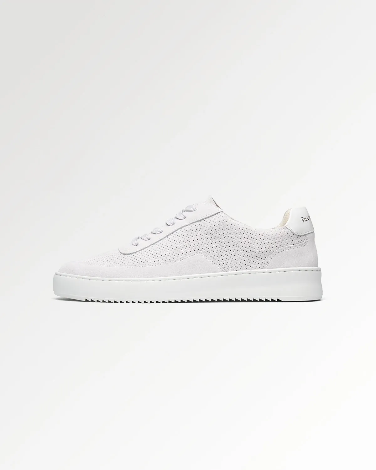 Mondo Suede Perforated White sold by Filling Pieces
