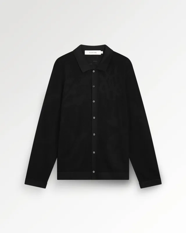 Knit Longsleeve Breaking Bread Black made by Filling Pieces