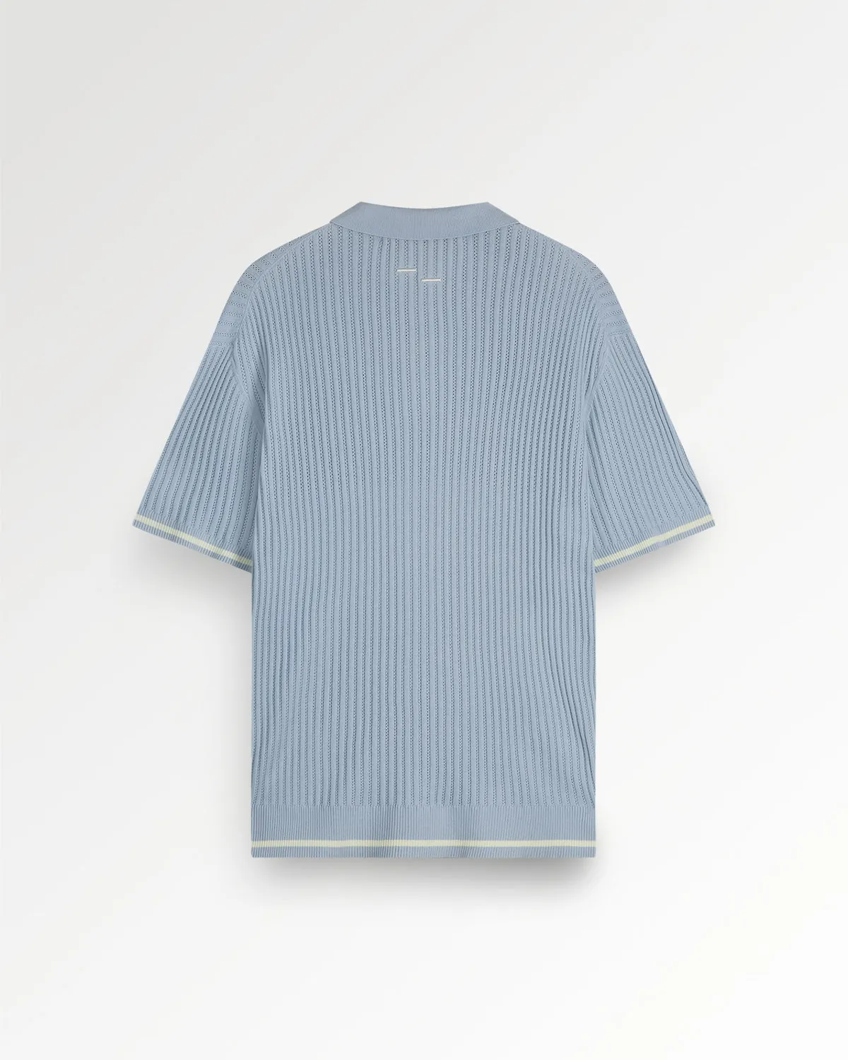 Fine Knit Polo Skyway sold by Filling Pieces product image thumbnail 3