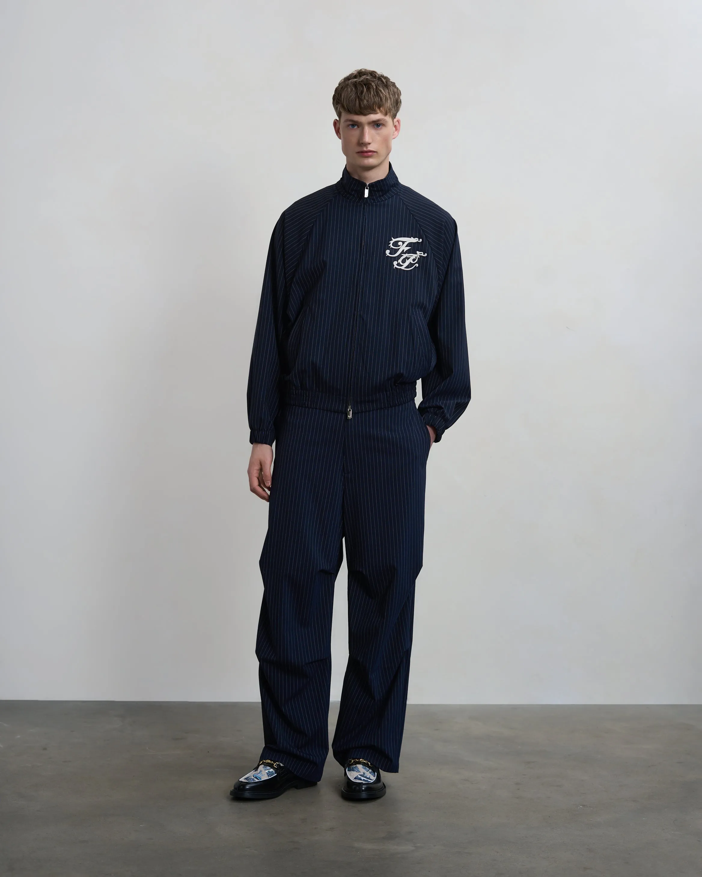 Drapy Pants Pinstripe Blue sold by Filling Pieces product image thumbnail 5