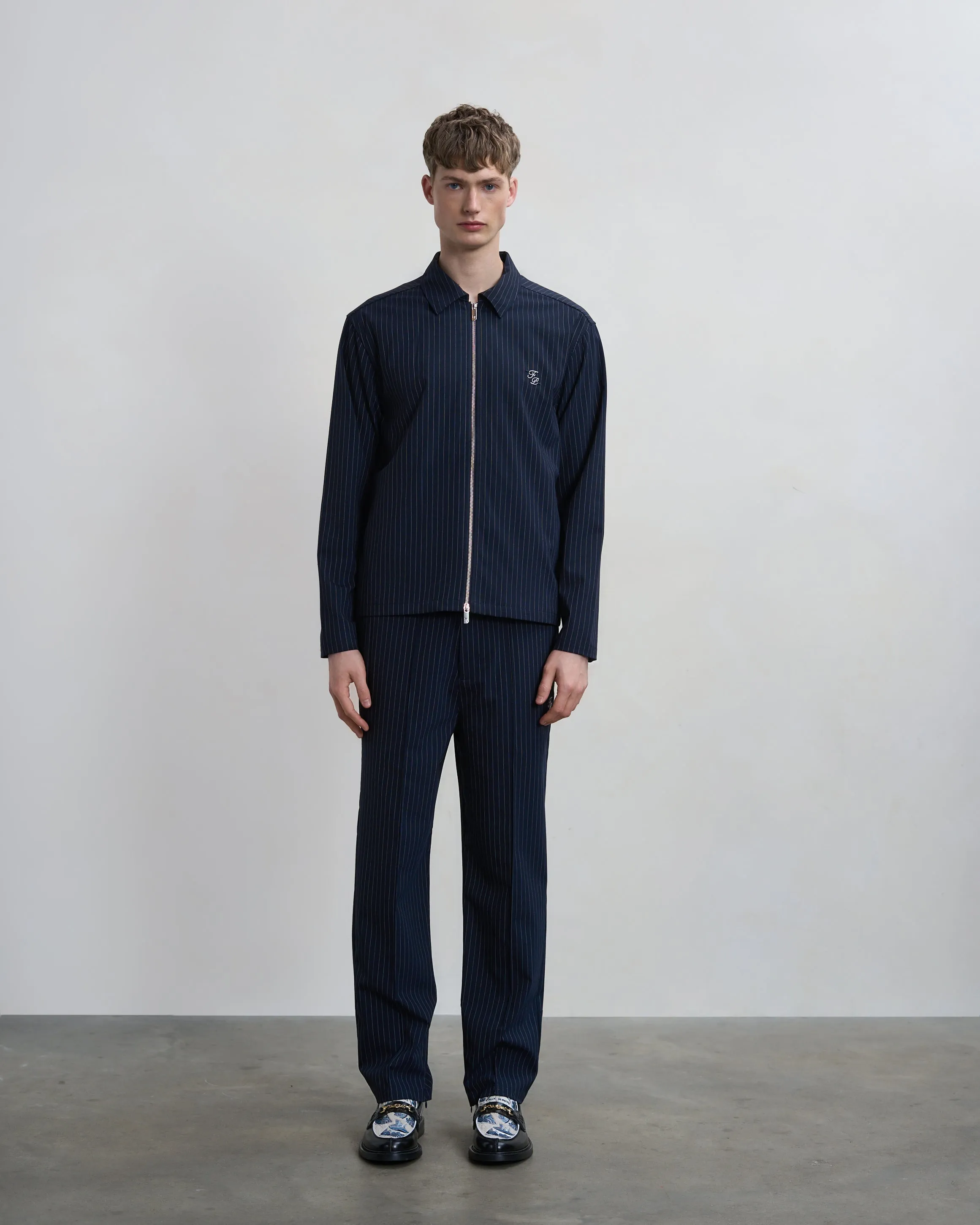 Coach Pants Pinstripe Maritime Blue sold by Filling Pieces product image thumbnail 4