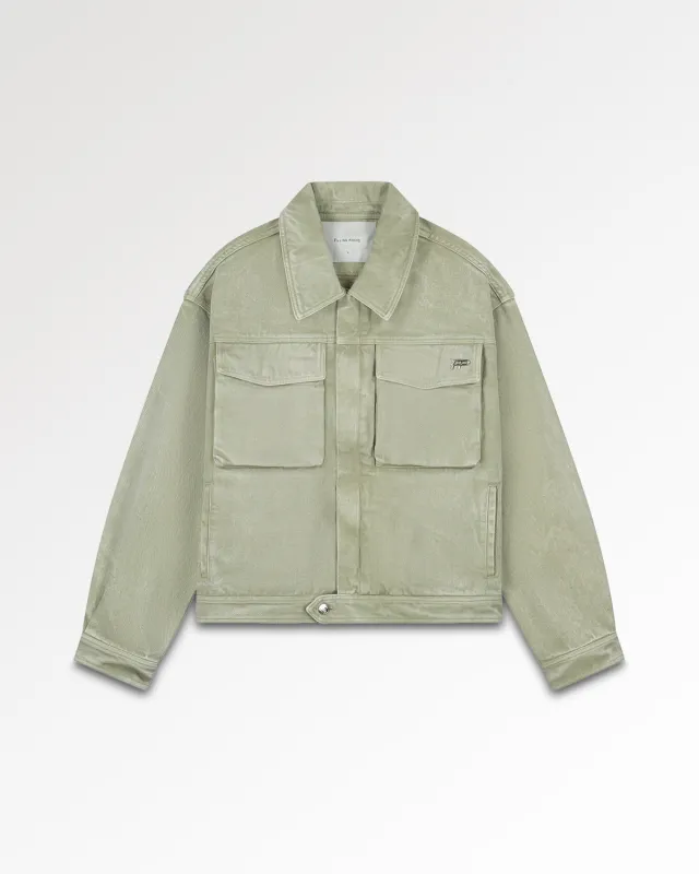 Denim Jacket Tea made by Filling Pieces