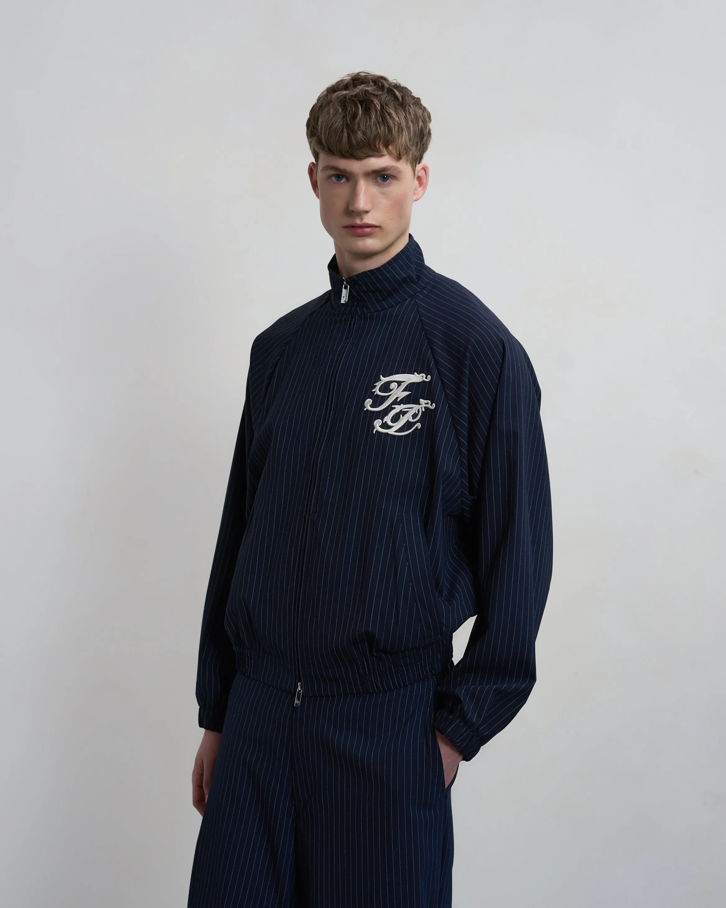 Track Jacket Pinstripe Blue sold by Filling Pieces product image thumbnail 4