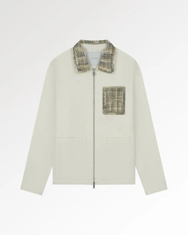 Worker Jacket Panier Antique White made by Filling Pieces