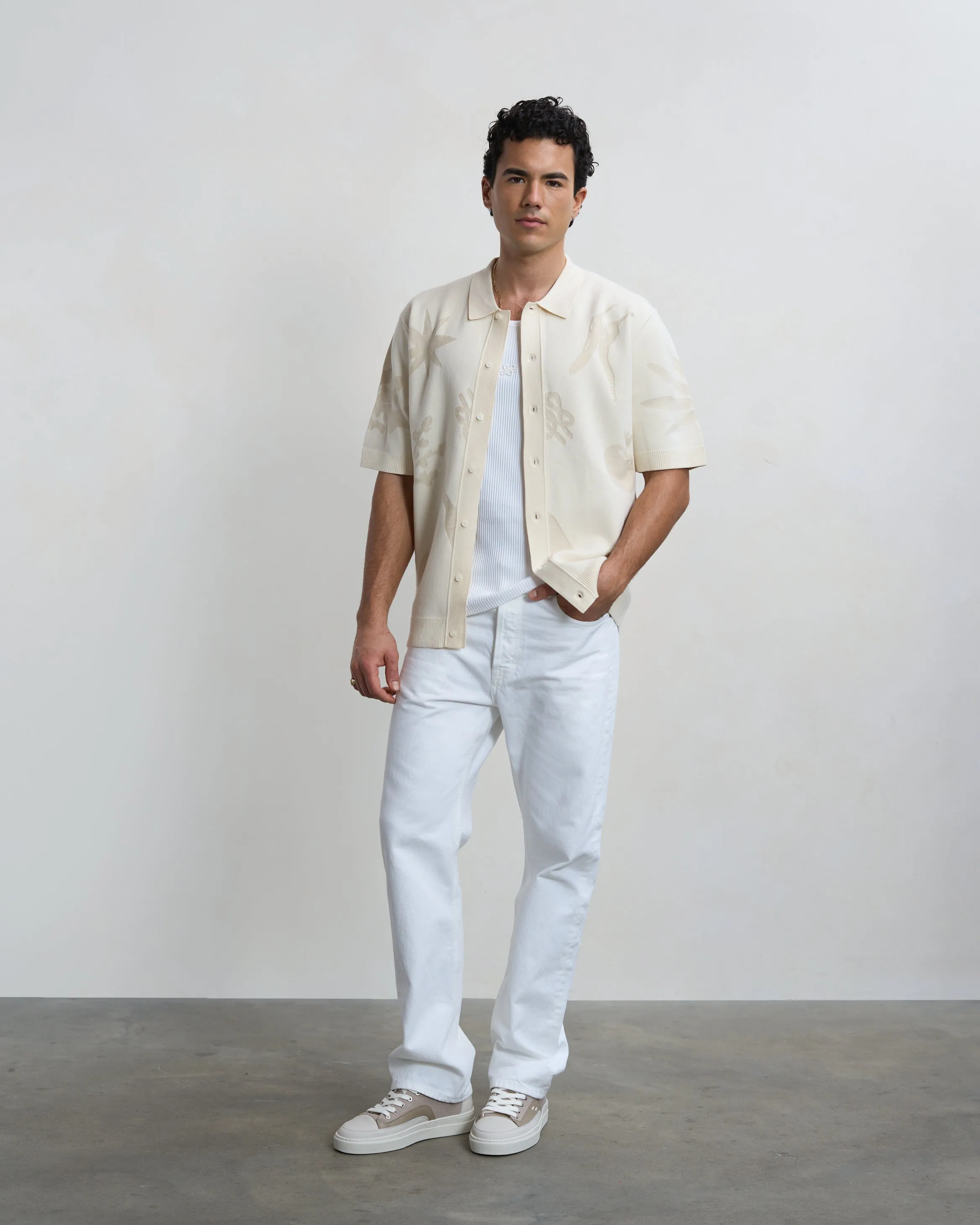 Knit Shirt Breaking Bread Antique White sold by Filling Pieces product image thumbnail 4