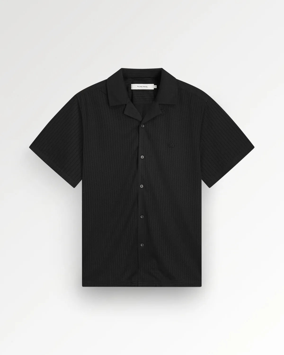 Resort Shirt Mesh Black sold by Filling Pieces