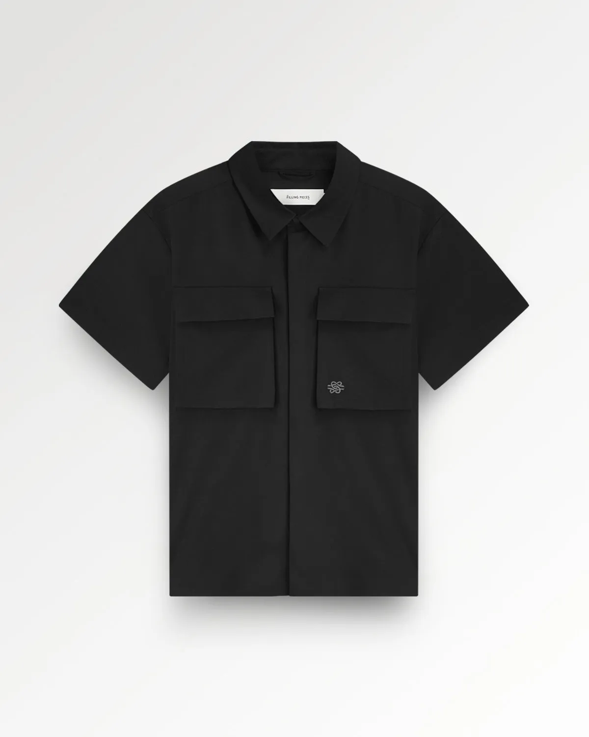 Resort Shirt Drapy Black sold by Filling Pieces