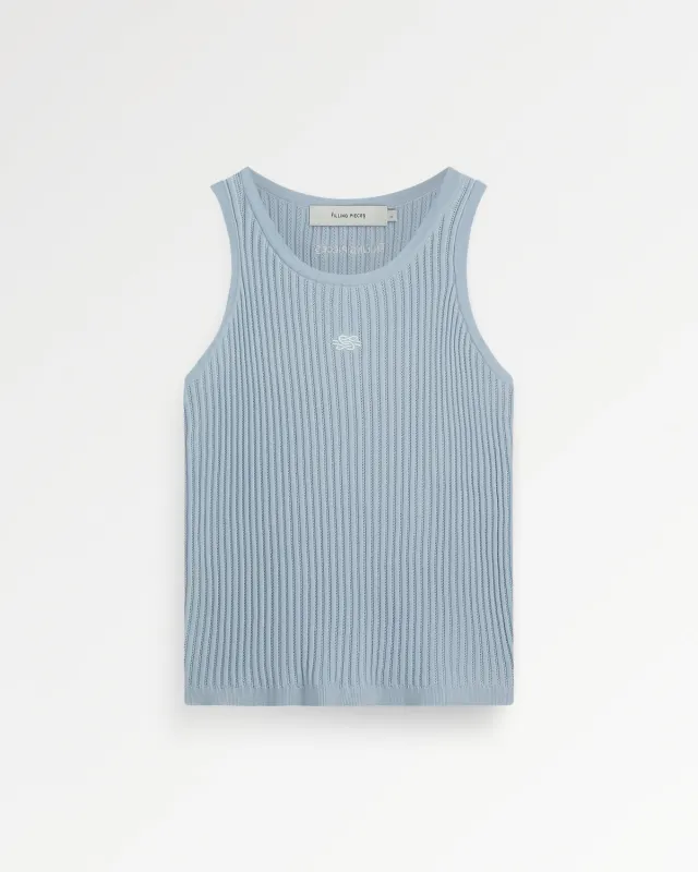 Knit Tank Top Skyway made by Filling Pieces