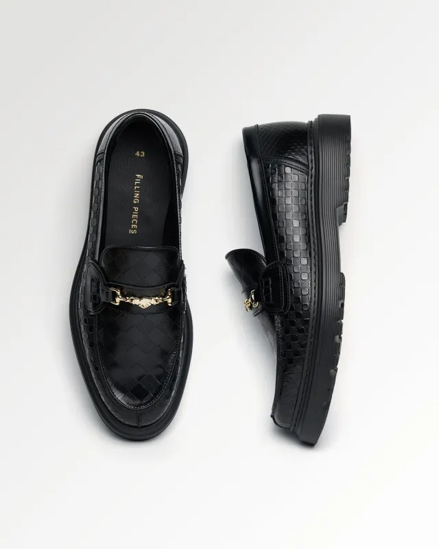 Loafer Graved Black made by Filling Pieces