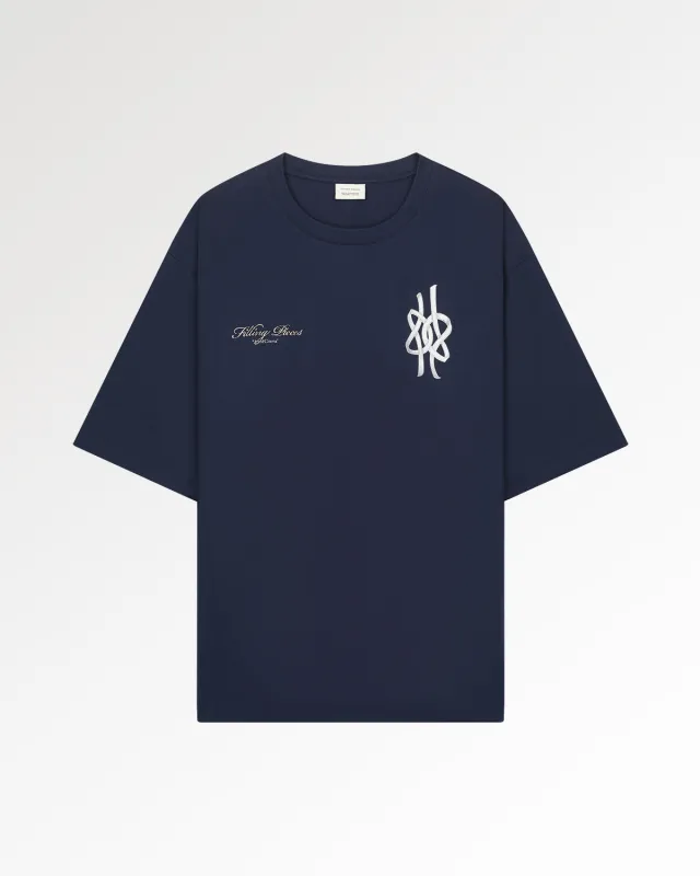 T-Shirt Boxy Film Strip Maritime Blue made by Filling Pieces