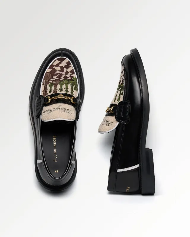 Loafer Chess Black made by Filling Pieces