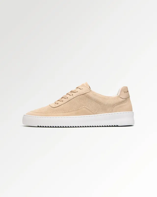 Mondo Suede Perforated Sand made by Filling Pieces
