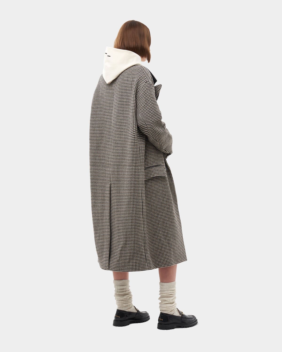 Wool Coat Houndstooth Multi sold by Filling Pieces product image thumbnail 10