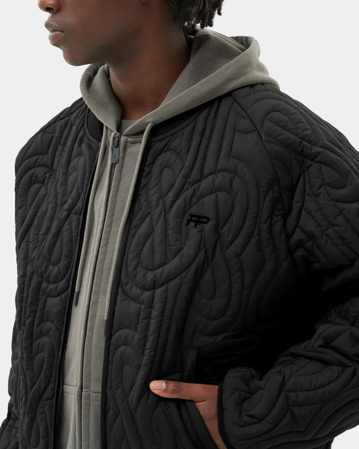 Bomber Quilted Black sold by Filling Pieces product image thumbnail 5