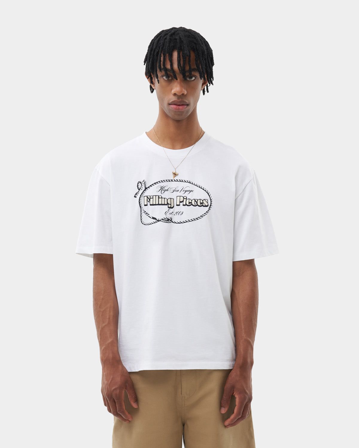 T-Shirt High Sea Voyage White sold by Filling Pieces