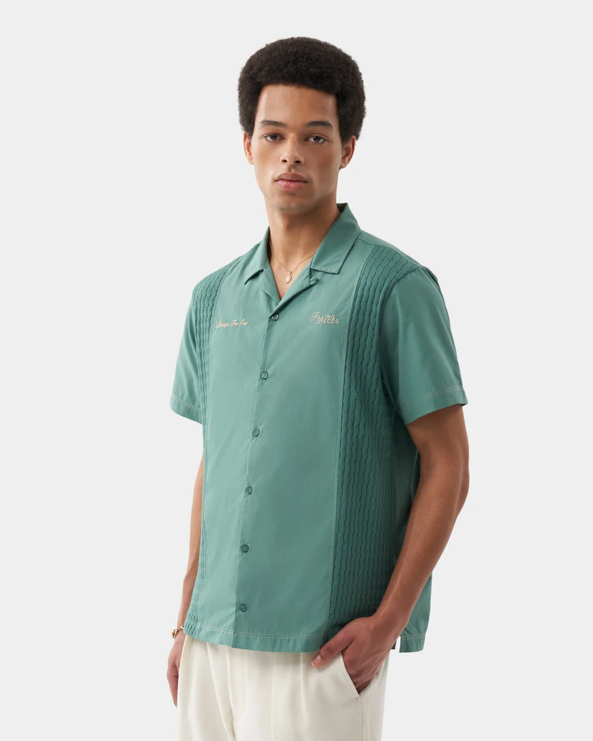 Resort Shirt Sage Green sold by Filling Pieces product image thumbnail 2