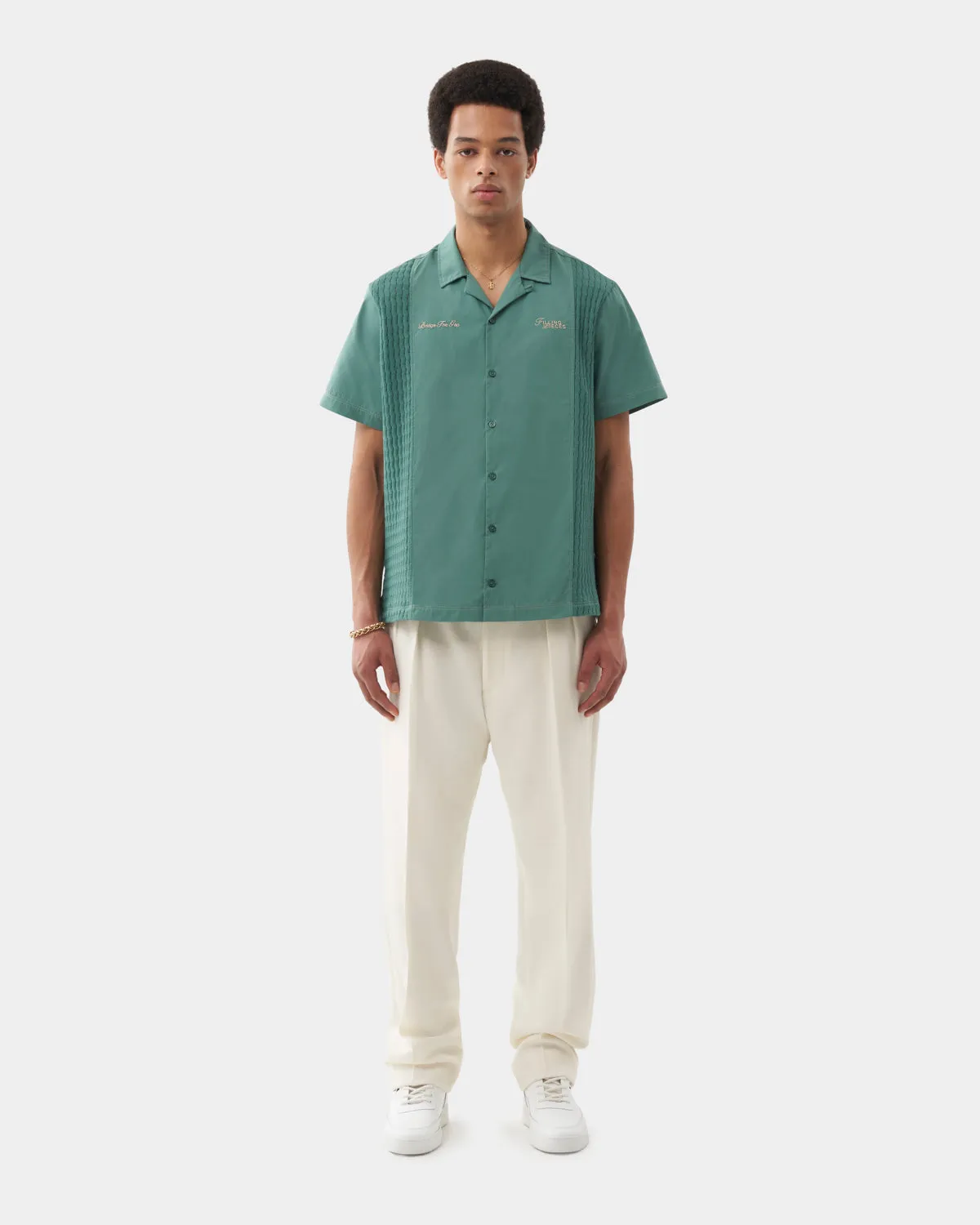 Resort Shirt Sage Green sold by Filling Pieces