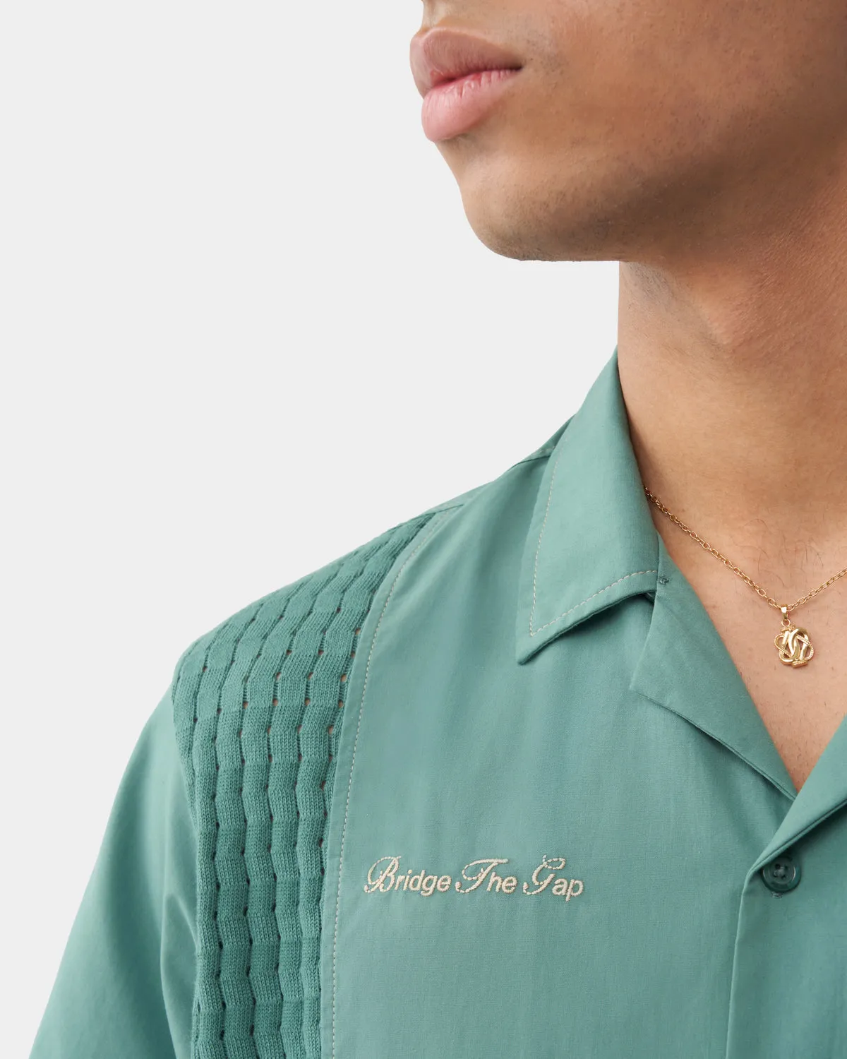 Resort Shirt Sage Green sold by Filling Pieces product image thumbnail 3