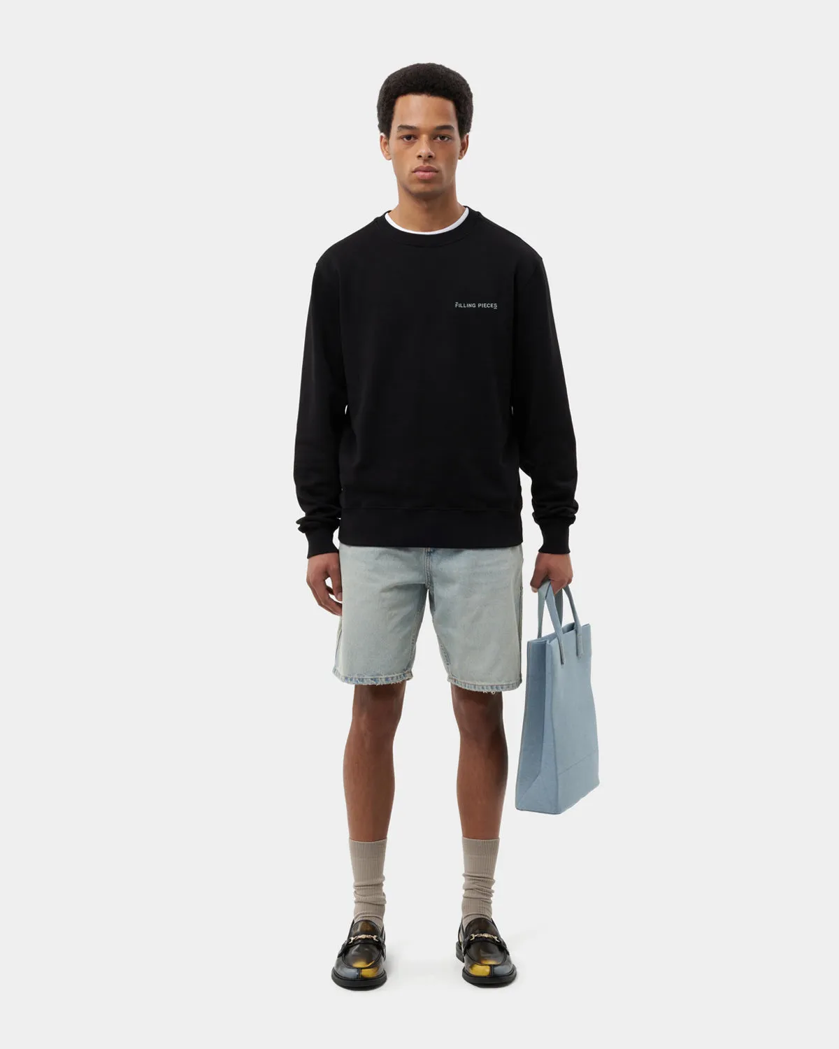Sweatshirt Alphabet Black sold by Filling Pieces product image thumbnail 3