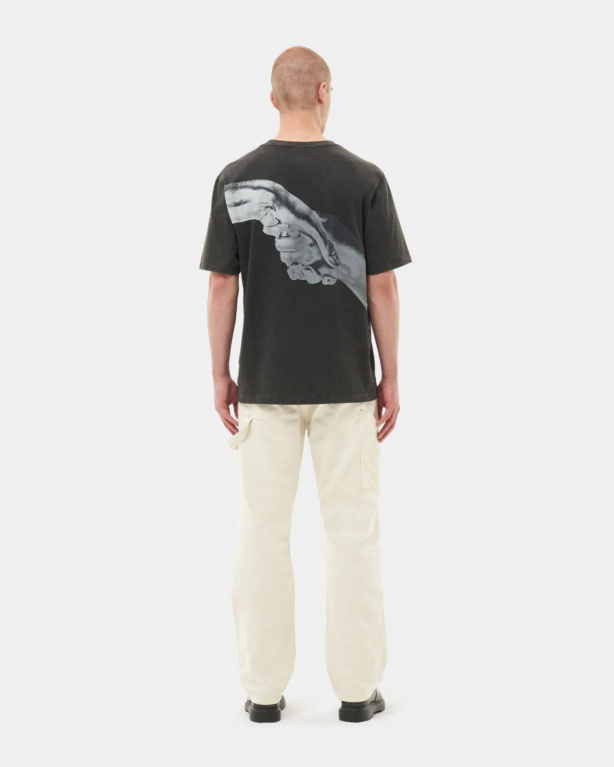 T-shirt Handshake Vintage Black sold by Filling Pieces product image thumbnail 3