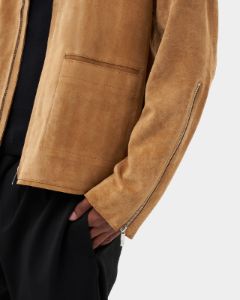 Leather Jacket Suede Camel sold by Filling Pieces