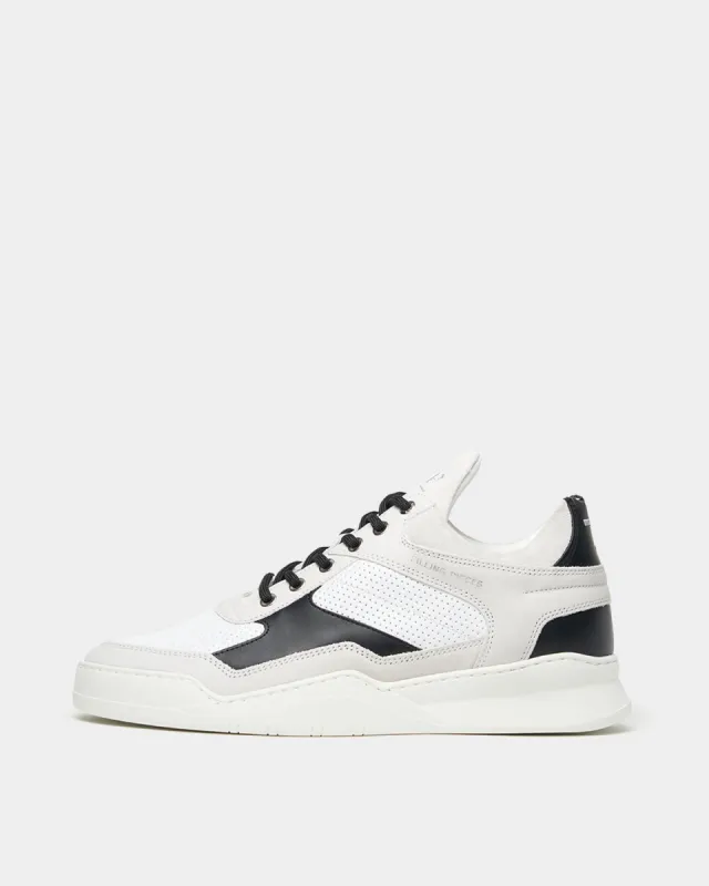 Low Top Ghost Paneled White / Black sold by Filling Pieces