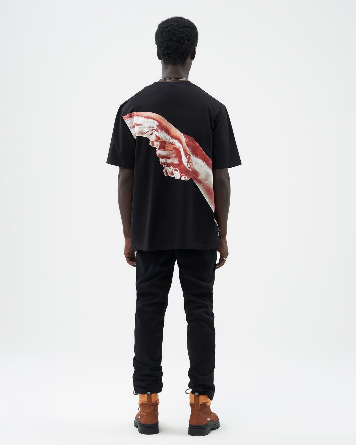 Tee Handshake Black / Red sold by Filling Pieces product image thumbnail 3