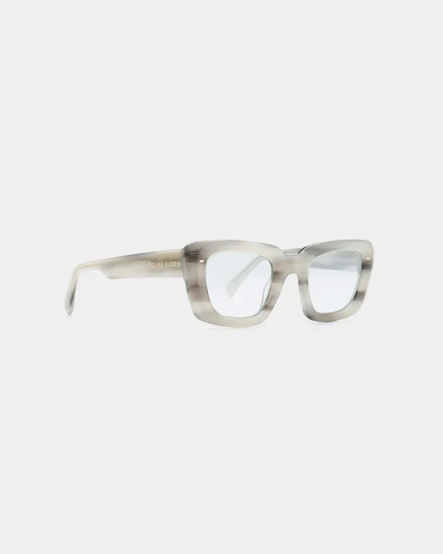 Squarro Sunglasses Classic Grey Marble made by Filling Pieces