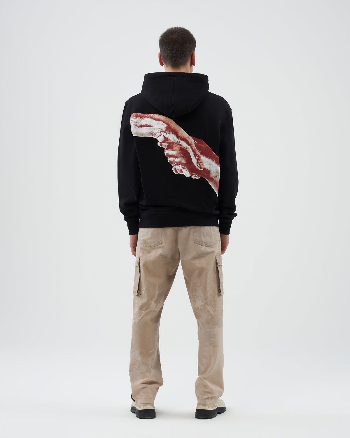 Hoodie Handshake Black / Red sold by Filling Pieces product image thumbnail 2
