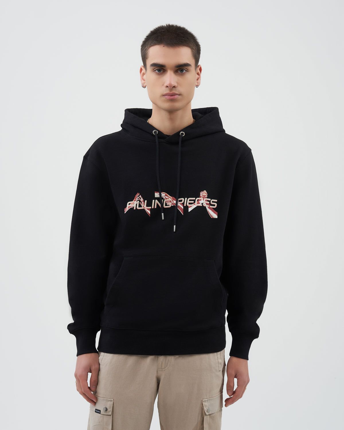 Hoodie Handshake Black / Red sold by Filling Pieces