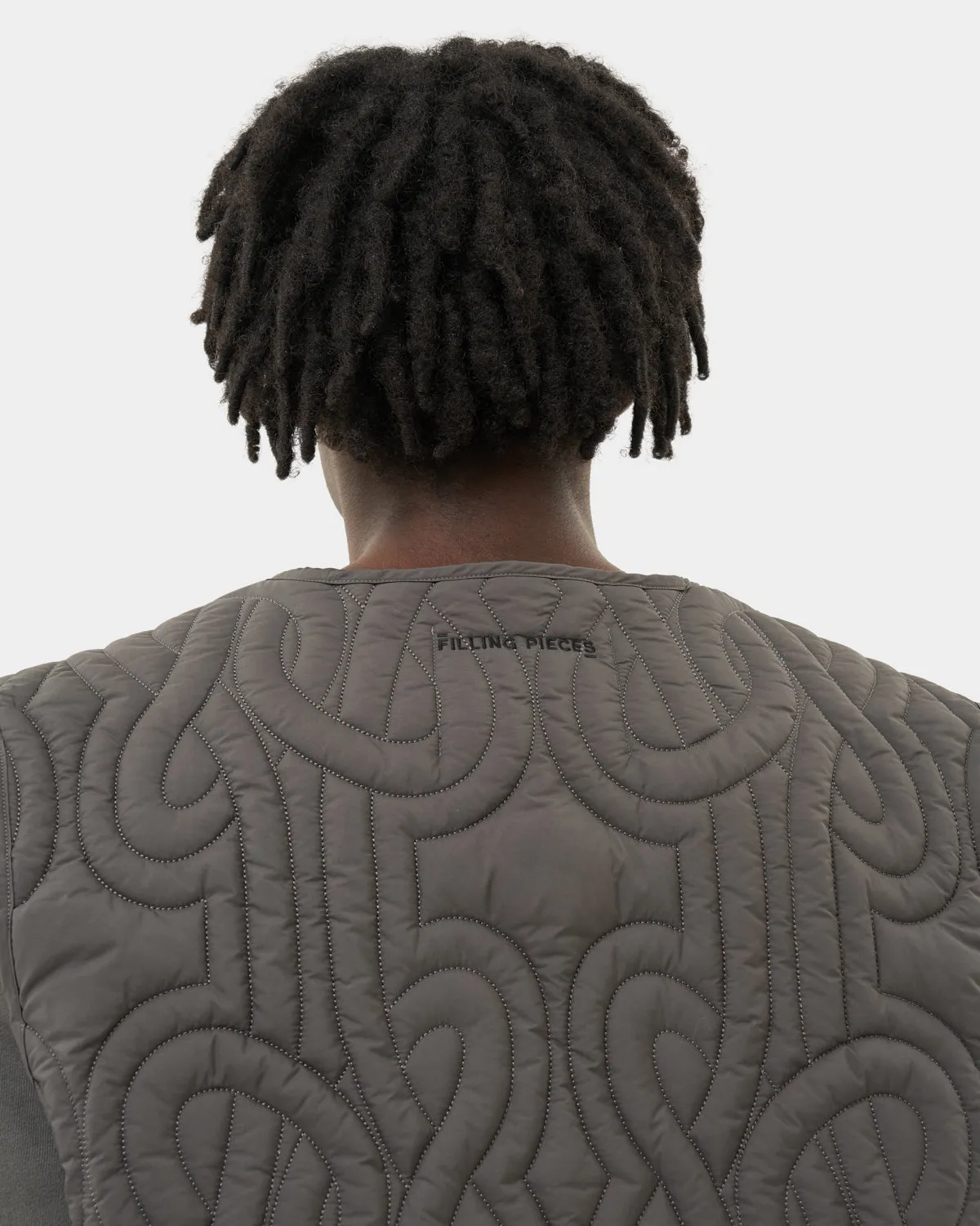 Puffer Vest Gunmetal sold by Filling Pieces product image thumbnail 3