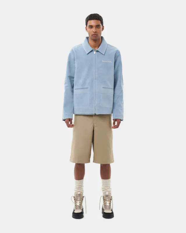 Leather Jacket Suede Adriatic Blue sold by Filling Pieces