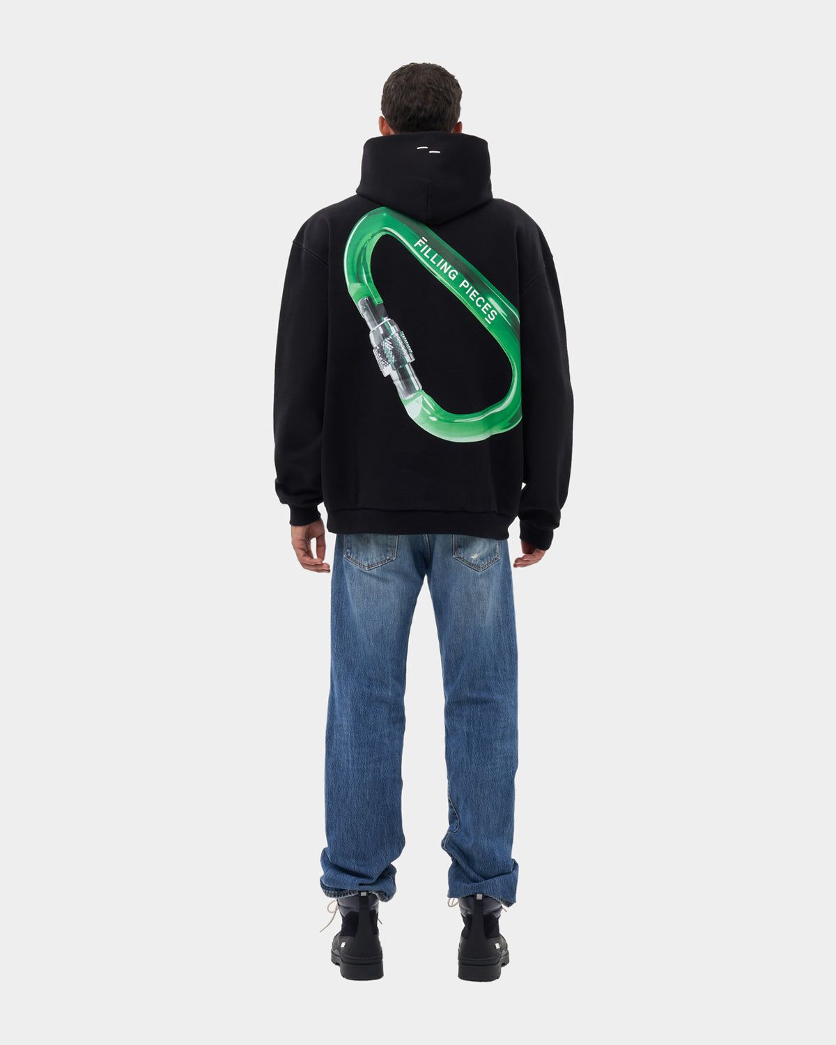 Hoodie Carabiner Black sold by Filling Pieces