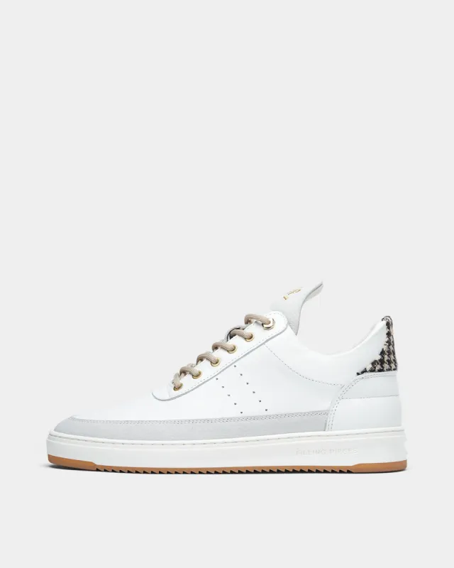 Low Top Bianco Houndstooth sold by Filling Pieces