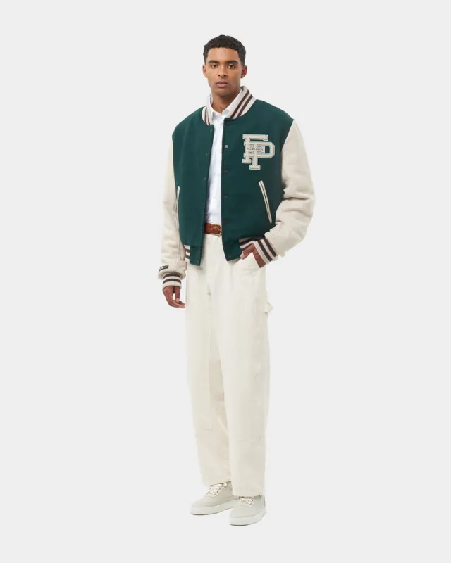 Varsity Jacket Green / Off White sold by Filling Pieces