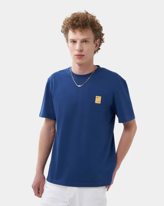 Tee Lux Navy Peony sold by Filling Pieces