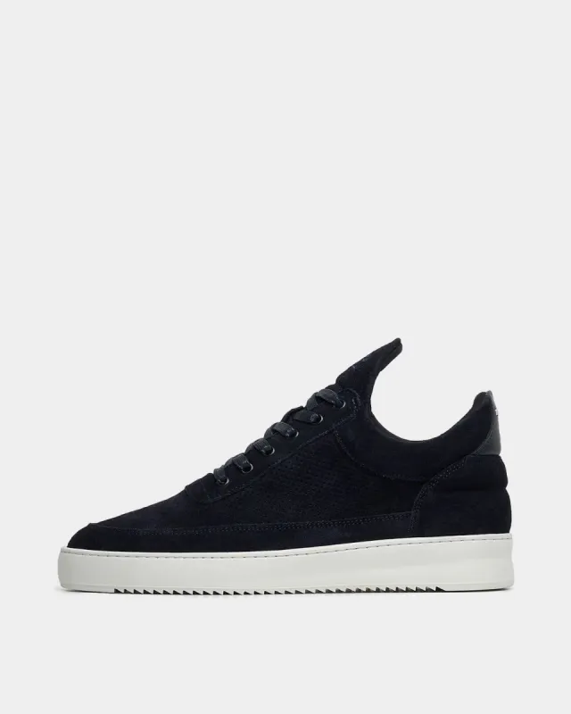 Low Top Perforated Organic Navy sold by Filling Pieces