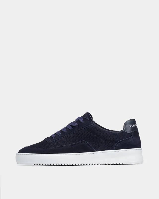Mondo Perforated Organic Navy sold by Filling Pieces
