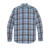 The Rangeland Flannel Shirt - Light Blue / Red Plaid sold by Filson