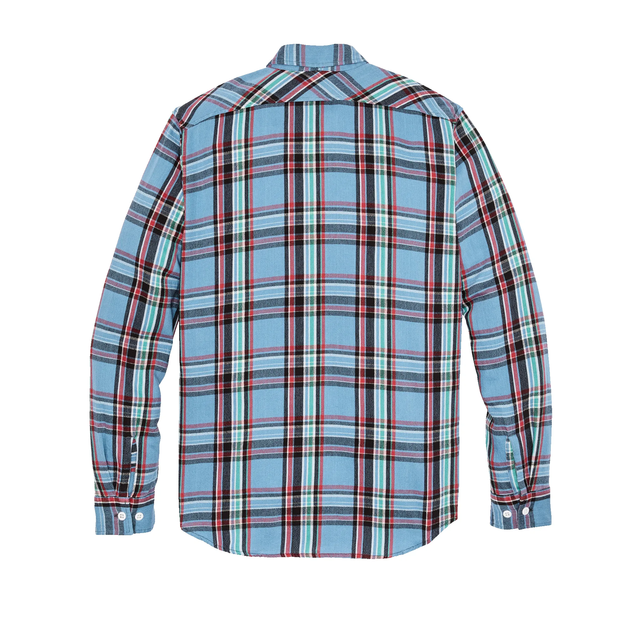 The Rangeland Flannel Shirt - Light Blue / Red Plaid sold by Filson product image thumbnail 3