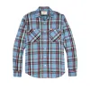 The Rangeland Flannel Shirt - Light Blue / Red Plaid sold by Filson