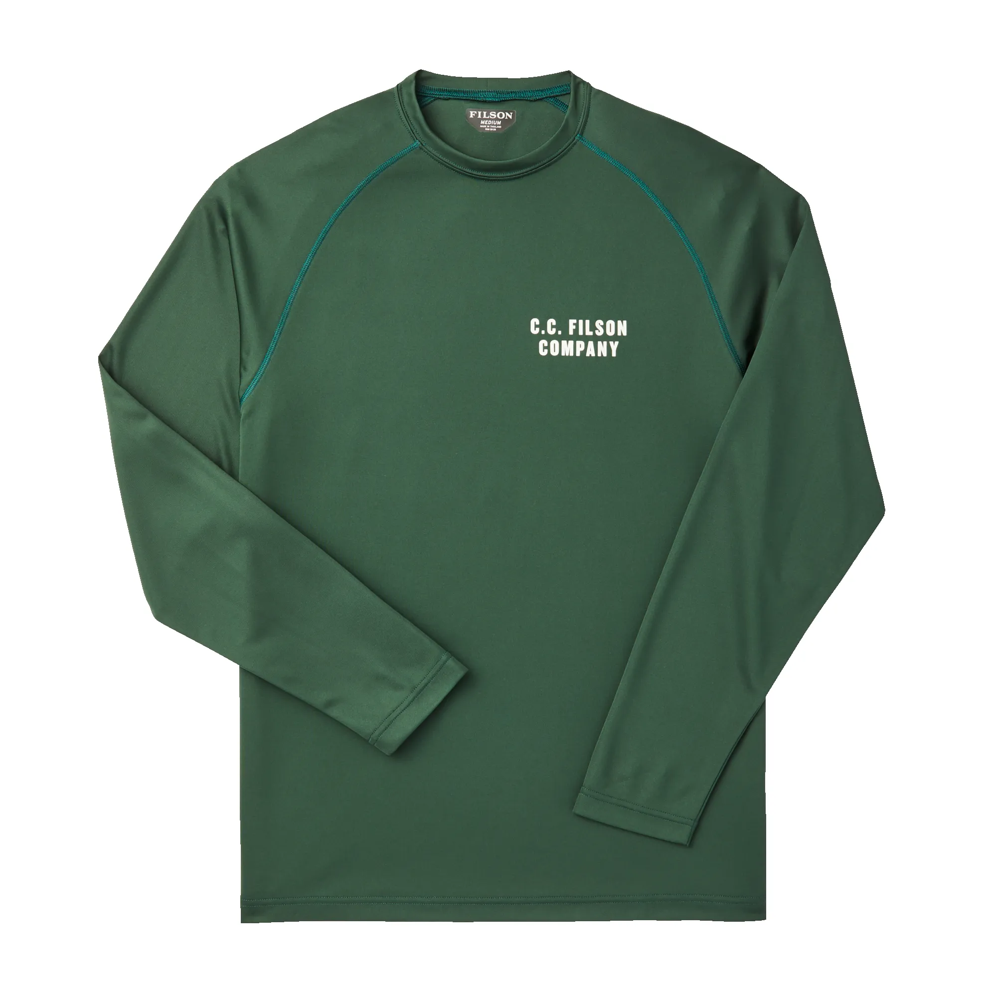 Long Sleeve Barrier T-shirt - Dark Moss sold by Filson